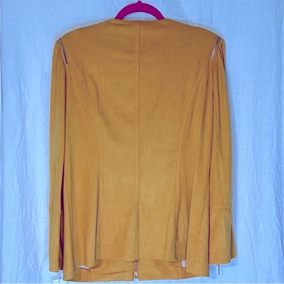 Women’s Lena Gabrielle Mustard yellow Blazer/Suit jacket Size 10 - Picture 6 of 11